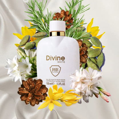 Divine white Eau De Toilette Pour Homme 100ml. 