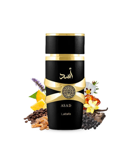 Asad Total ASAD LATTAFA | 3.4 OZ, 100ML | DEEN & NOOR